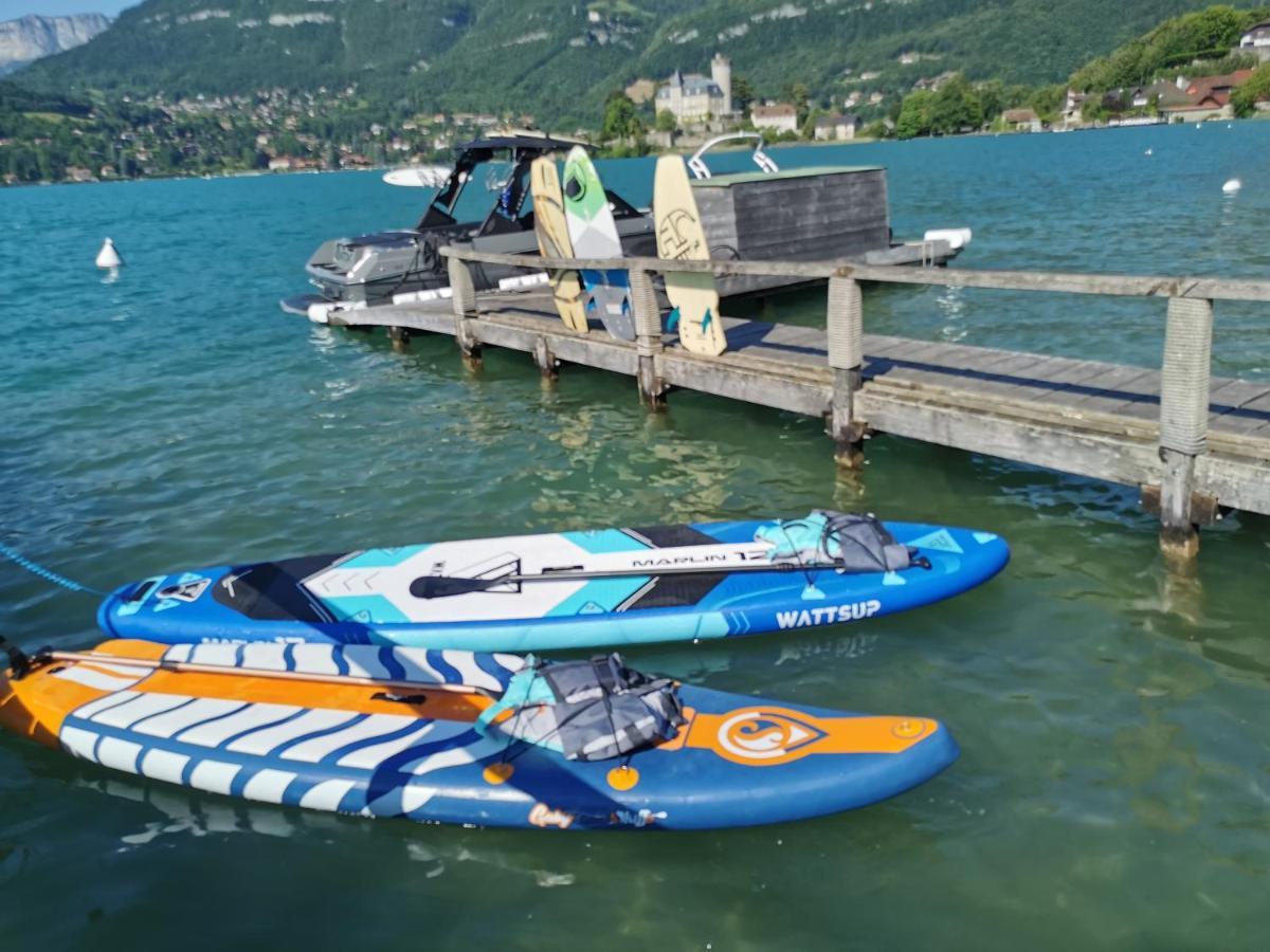 La Baie Des Voiles ,Vue Lac D'Annecy ,Plage Privee 뒤엥 외부 사진