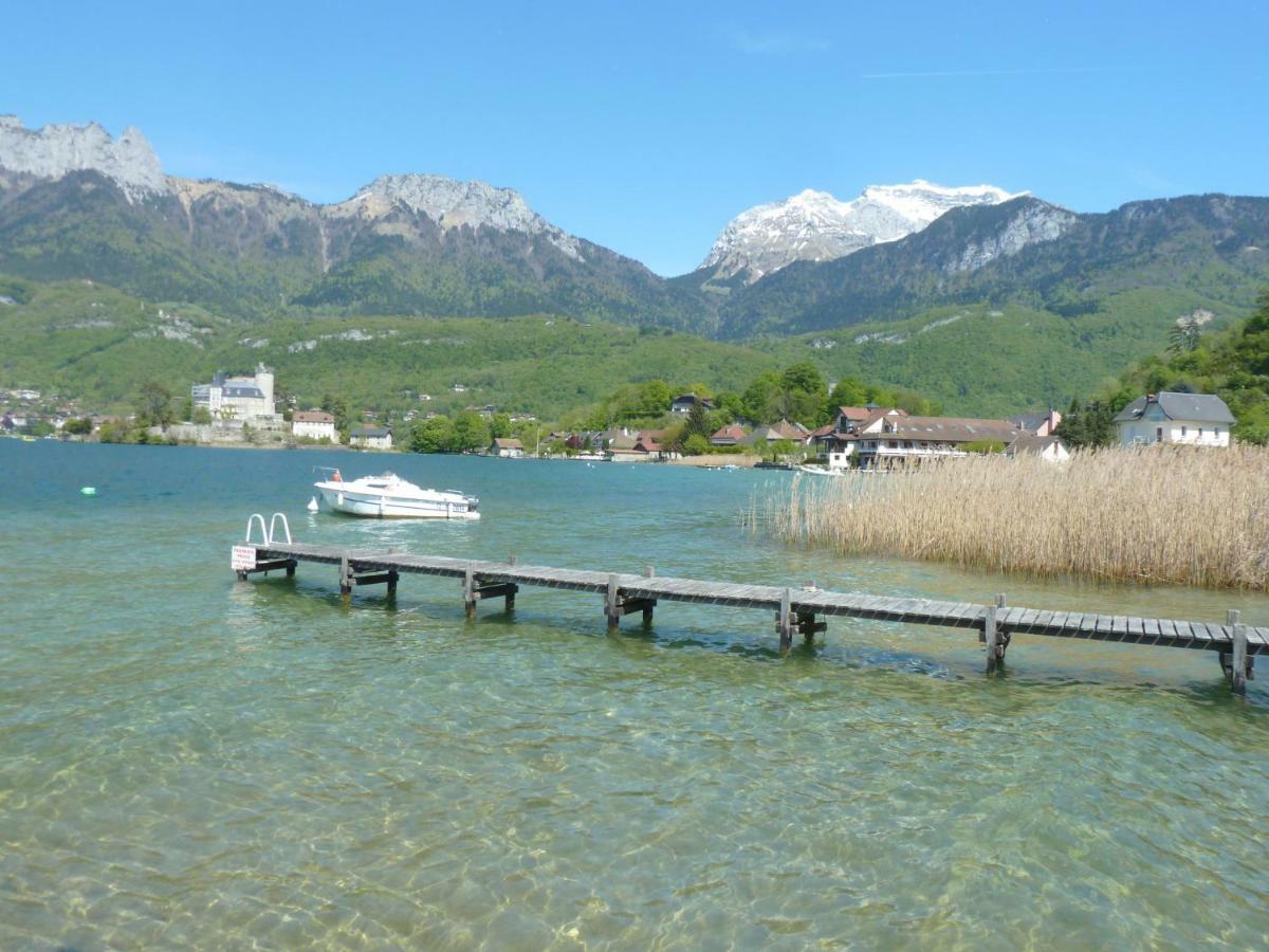 La Baie Des Voiles ,Vue Lac D'Annecy ,Plage Privee 뒤엥 외부 사진