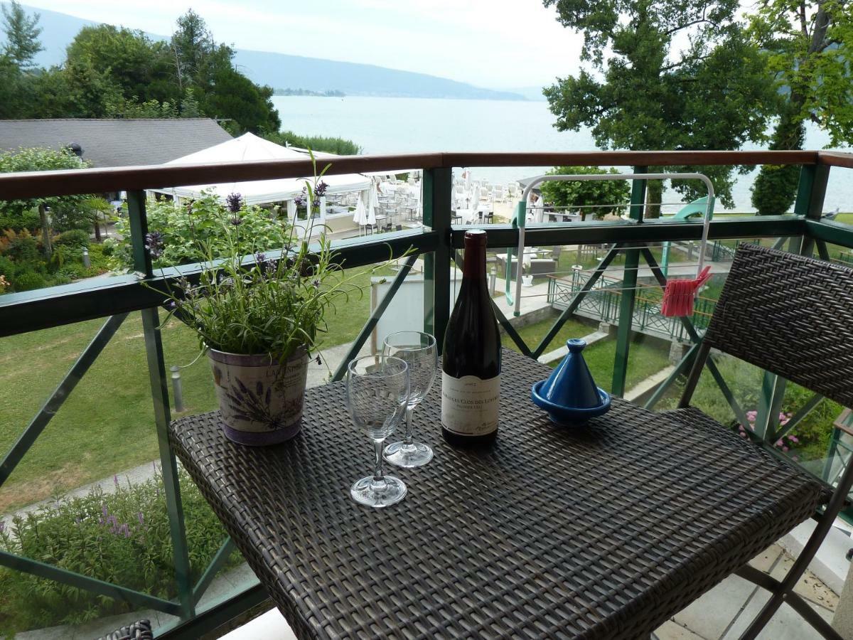 La Baie Des Voiles ,Vue Lac D'Annecy ,Plage Privee 뒤엥 외부 사진
