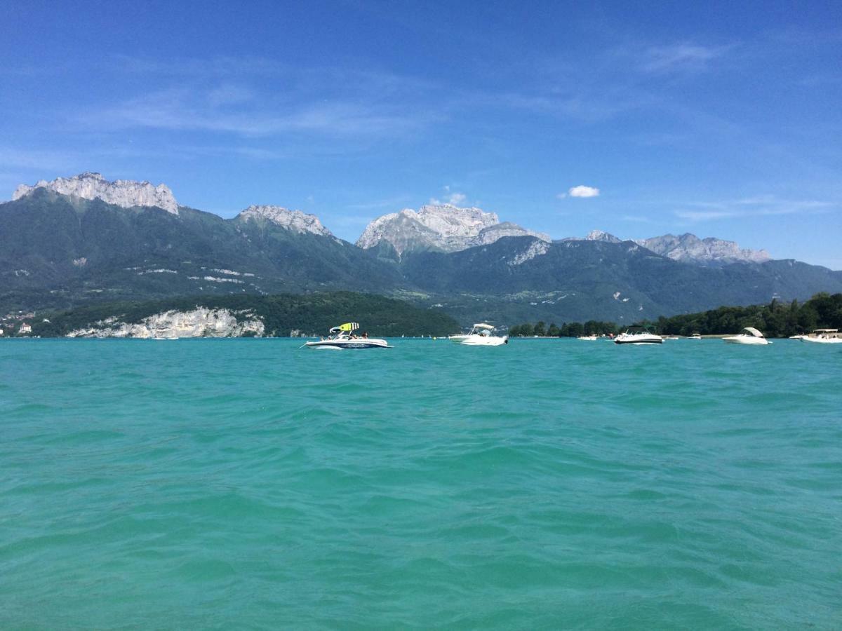 La Baie Des Voiles ,Vue Lac D'Annecy ,Plage Privee 뒤엥 외부 사진