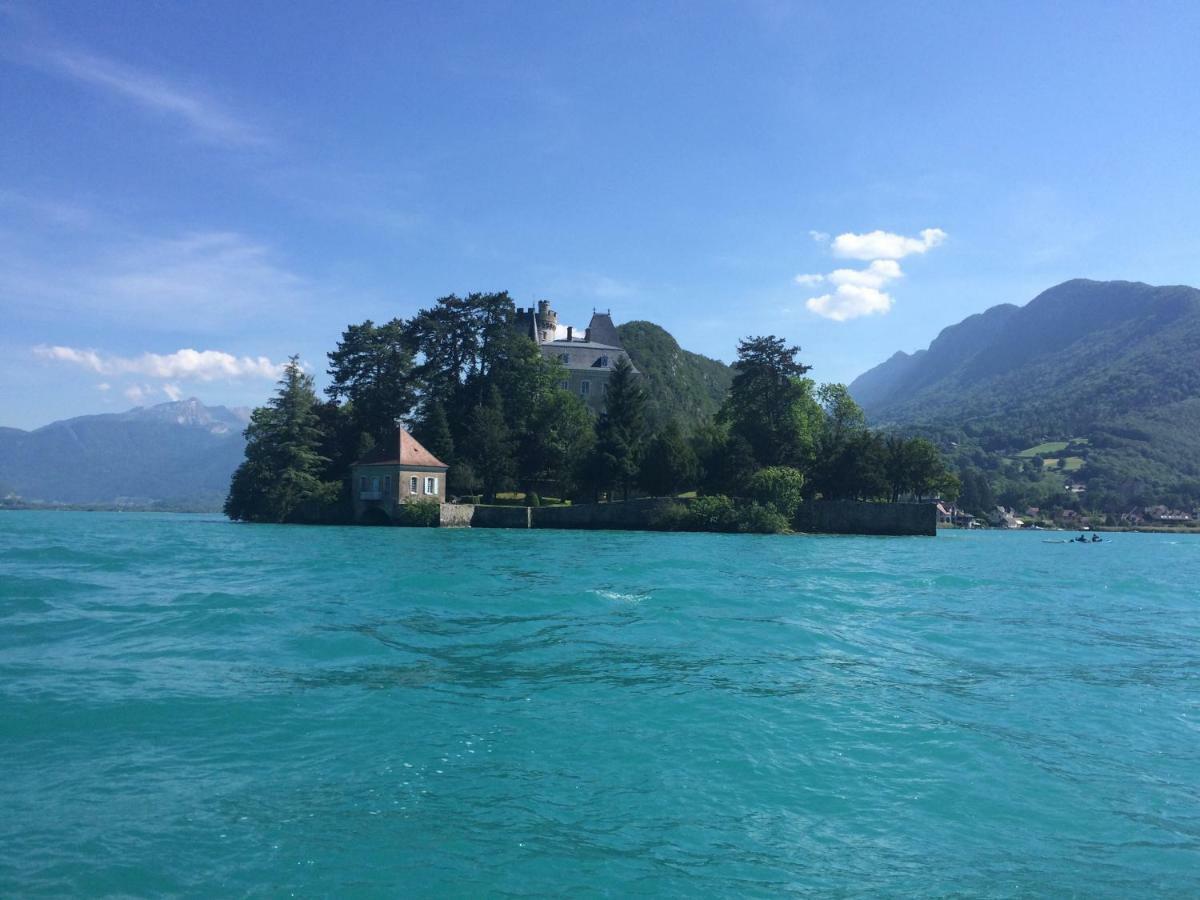La Baie Des Voiles ,Vue Lac D'Annecy ,Plage Privee 뒤엥 외부 사진