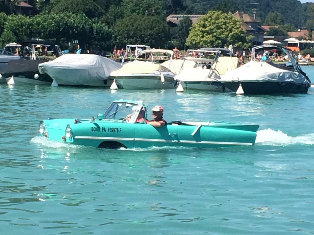 La Baie Des Voiles ,Vue Lac D'Annecy ,Plage Privee 뒤엥 외부 사진