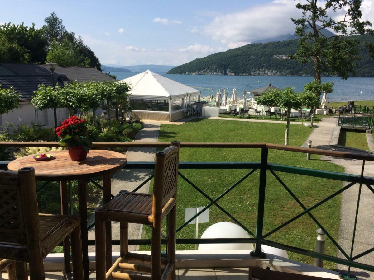 La Baie Des Voiles ,Vue Lac D'Annecy ,Plage Privee 뒤엥 외부 사진